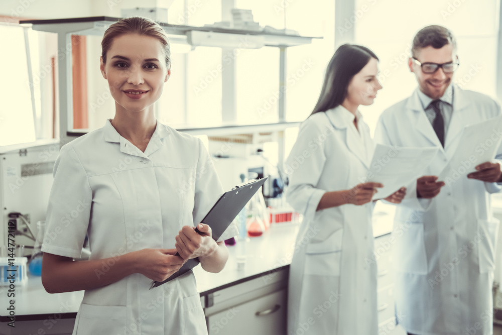 Obraz premium At the laboratory