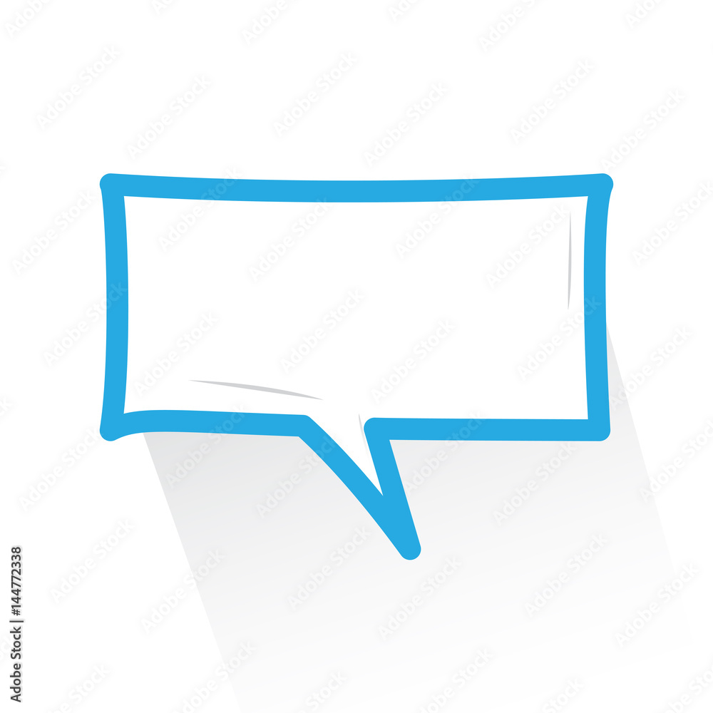 Isolated comic speech bubble on a white background, Vector illustration Isolated comic speech bubble on a white background, Vector illustration