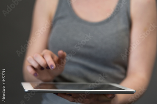 tablet girl