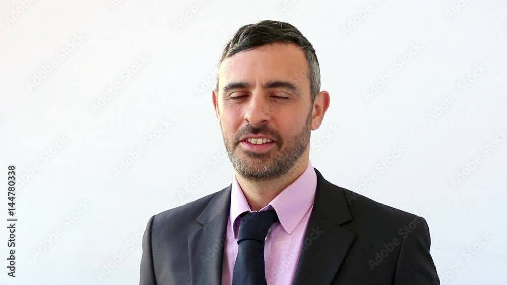 businessman motivation and approval gesture businessman motivation and approval gesture