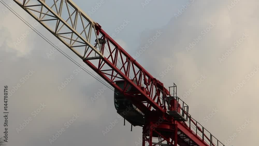 construction crane from low angle construction crane from low angle