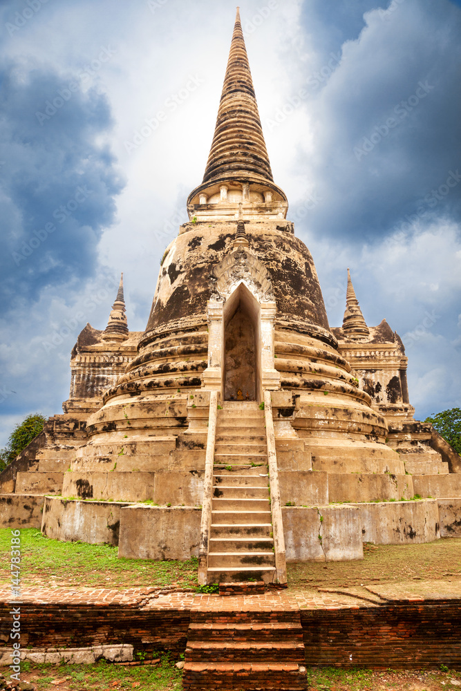 Wat Phra Si Sanphet, Ayutthaya Historical Park, Phra Nakhon Si, Thailand Wat Phra Si Sanphet, Ayutthaya Historical Park, Phra Nakhon Si, Thailand