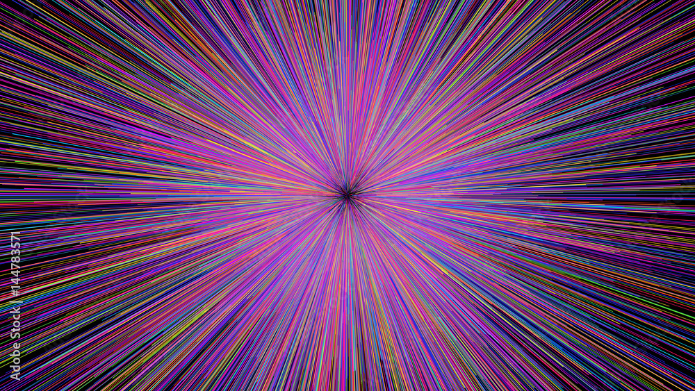 Obraz premium Abstract explosion burst of fireworks light