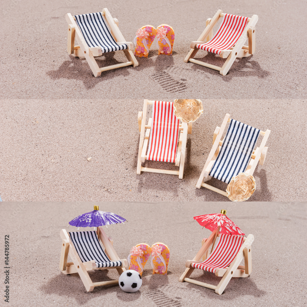 Collage of summer, beach and travel Collage of summer, beach and travel