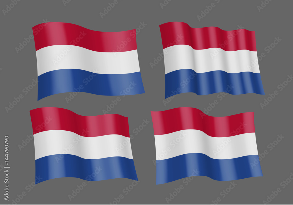 3D Waving Flag of Netherlands 3D Waving Flag of Netherlands