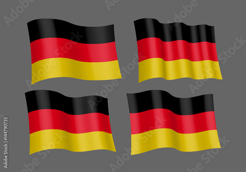 biggest collection of vector flag of Germany