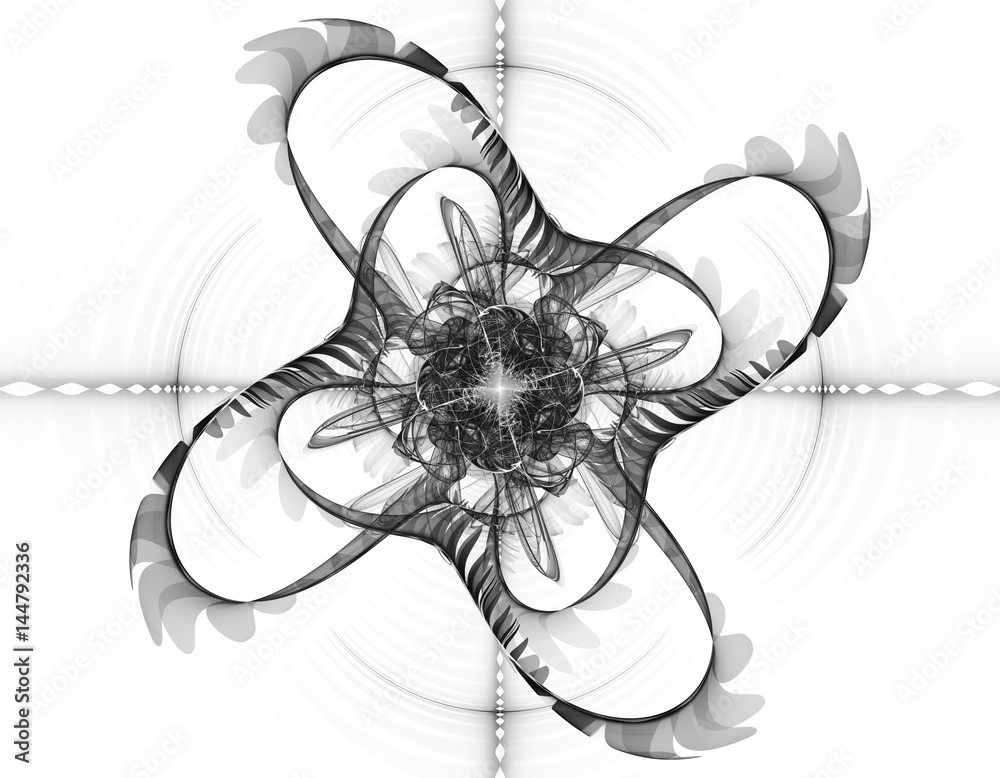 Fototapeta Abstract fractal illustration for creative design