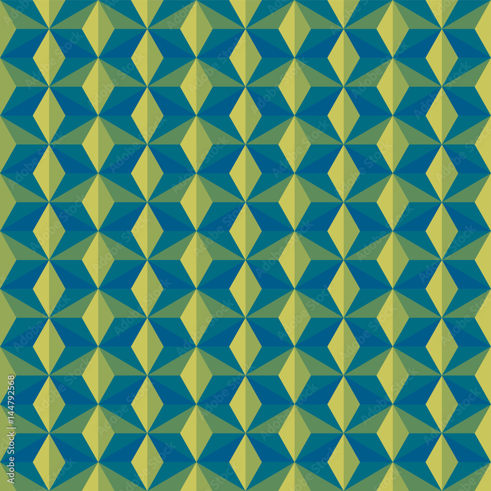 Abstract geometric graphic pattern green color tone background Abstract geometric graphic pattern green color tone background