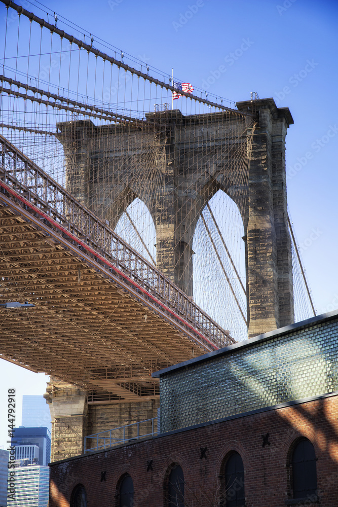 Fototapeta premium Most Brookliński w Nowym Jorku