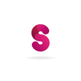 Letter S logo. Vector icon design template. Color sign.