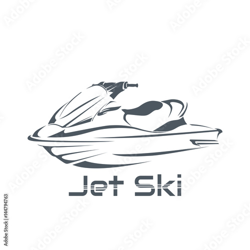 Logo jet ski, scooter