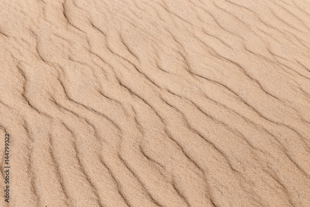 Windswept sand on the beach, full frame background. Windswept sand on the beach, full frame background.