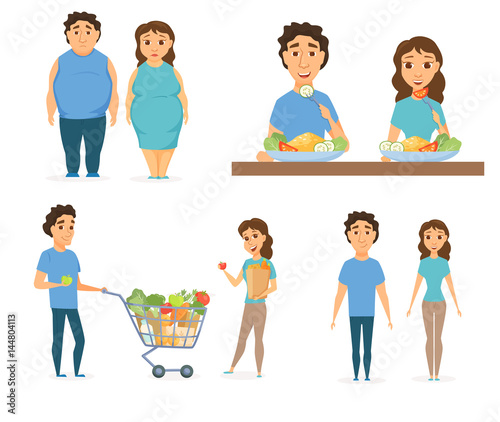 Healthy food infographics