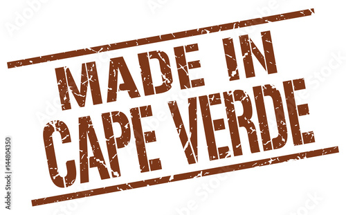 made in Cape Verde stamp