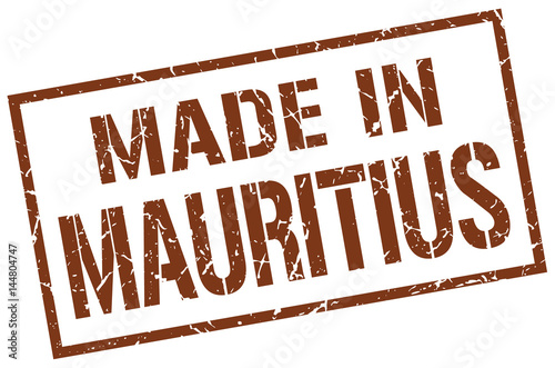 made in Mauritius stamp
