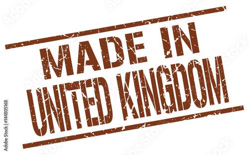 made in United Kingdom stamp