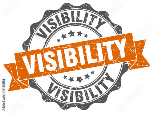 visibility stamp. sign. seal