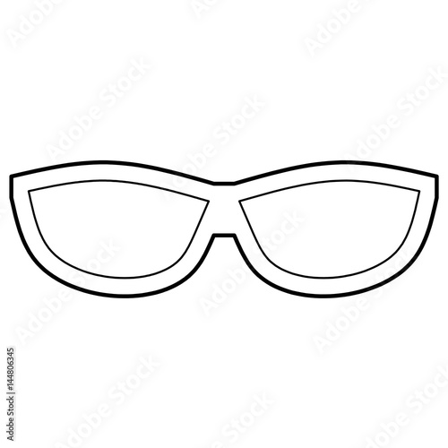 Glasses and sunglasses vector 