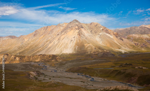 View of Andes mountains  Valle Hermoso