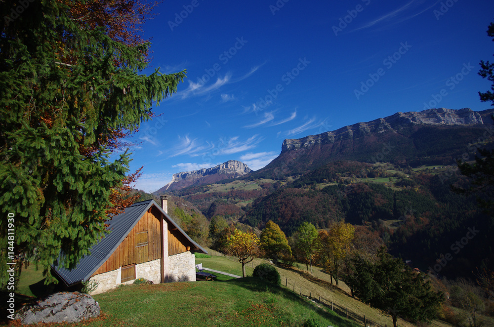 vallée des entremonts en chartreuse - alpes françaises