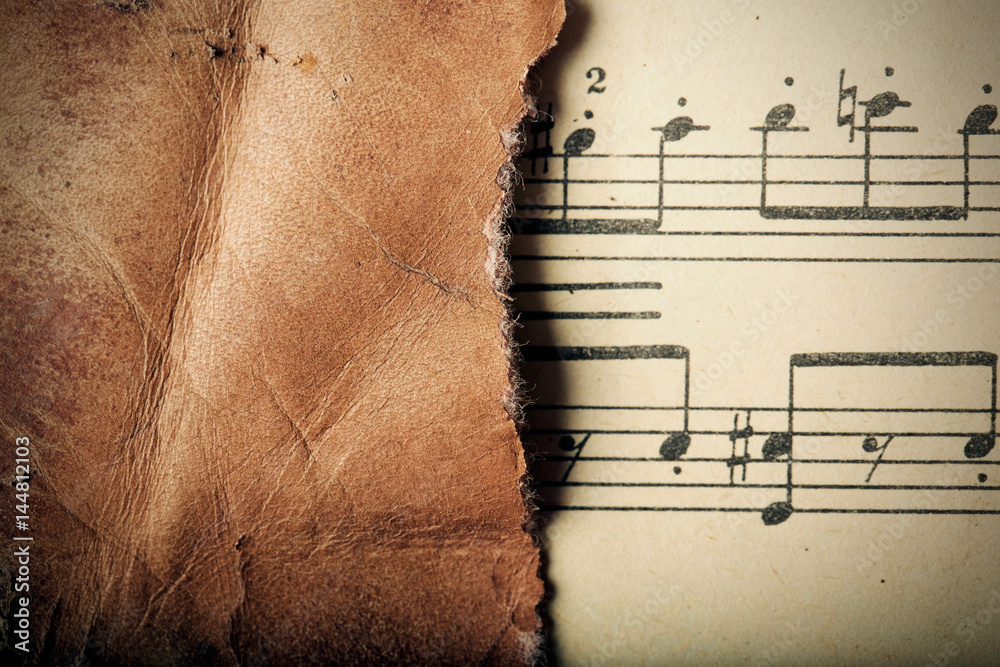Fototapeta premium Vintage music background