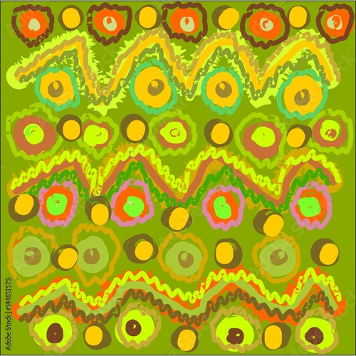 Abstract writing texture brown and yellow and green and light and dark seamless tone, design for greeting cards and banners and posters