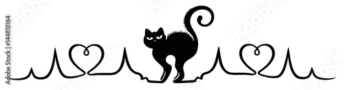 Herzschlag, Liebe für Katzen. Heartbeat, i love cats.