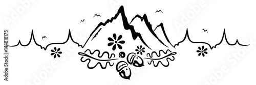 Herzschlag, Liebe zum Wandern und Bergsteigen. Heartbeat, i love hiking.