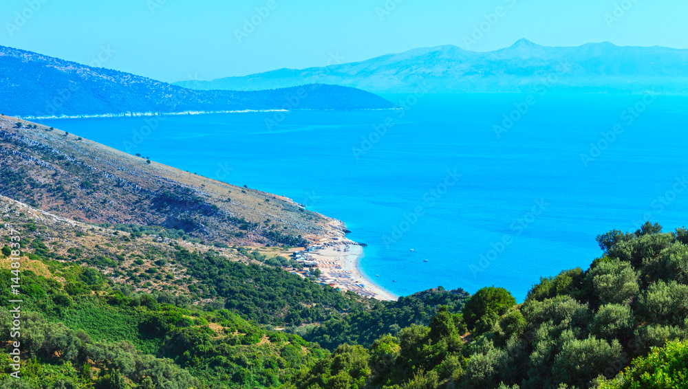 Fototapeta premium Adriatic summer coast (Albania).