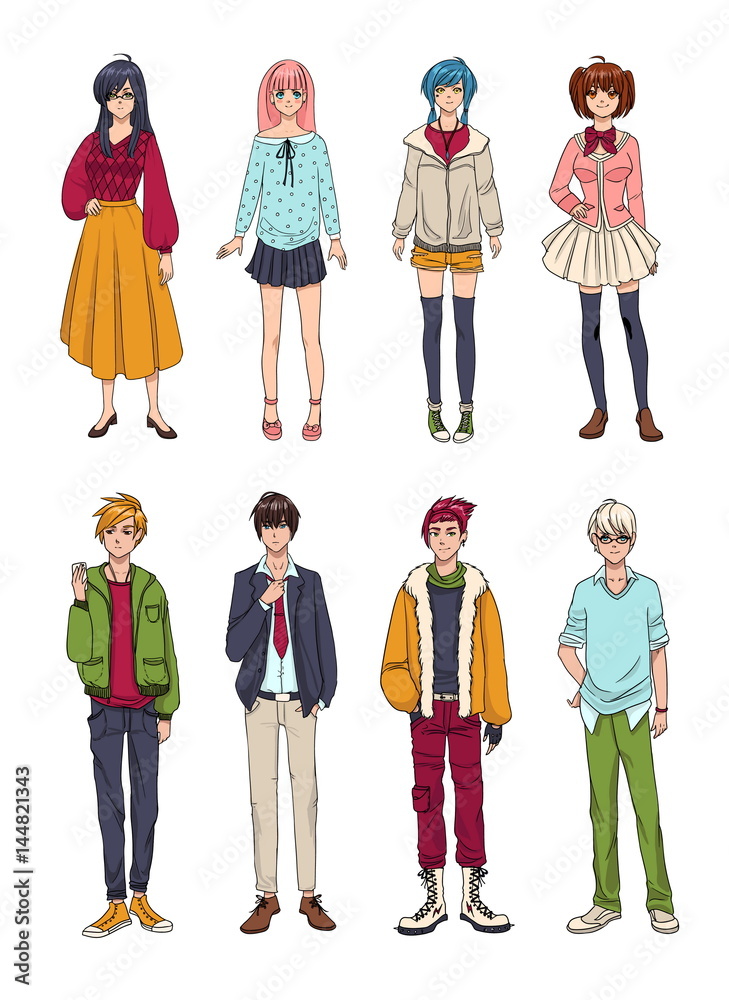 Cute 2024 anime characters