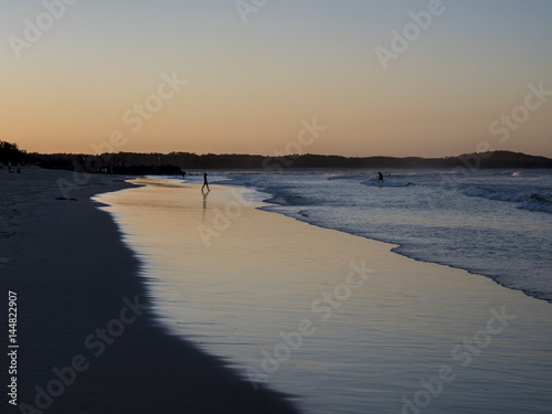 Fototapeta Naklejka Na Ścianę i Meble -  Noosa twilight beach scene