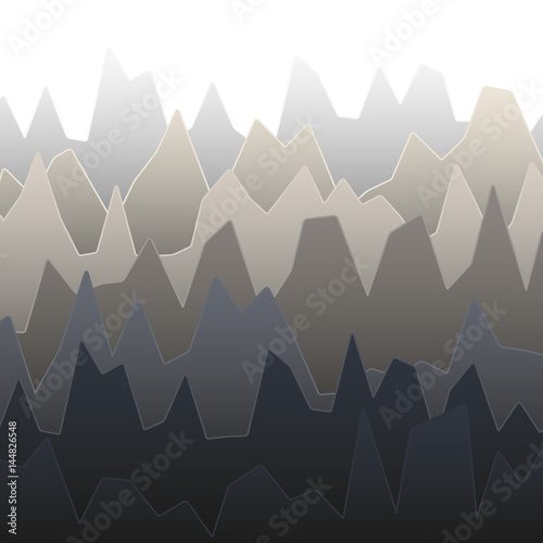 Rows of gray colored diagram with peaks of different height. © Raevsky Lab