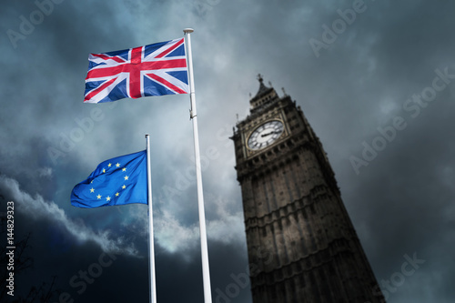 europe brexit angleterre royaume union union européenne politique monnaie sortir sortie londres big ben parlement voter référendum drapeau pays patriote photo