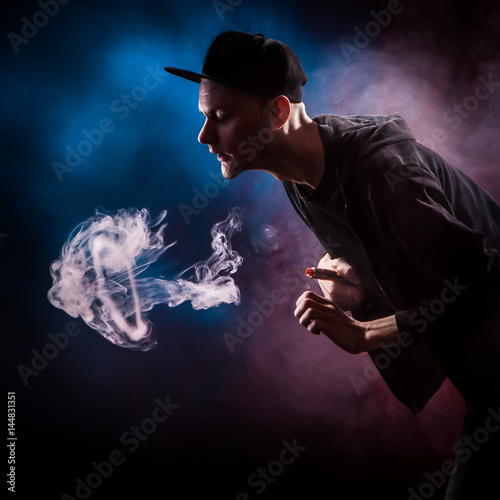 Vape Man Doing Cloud Tricks