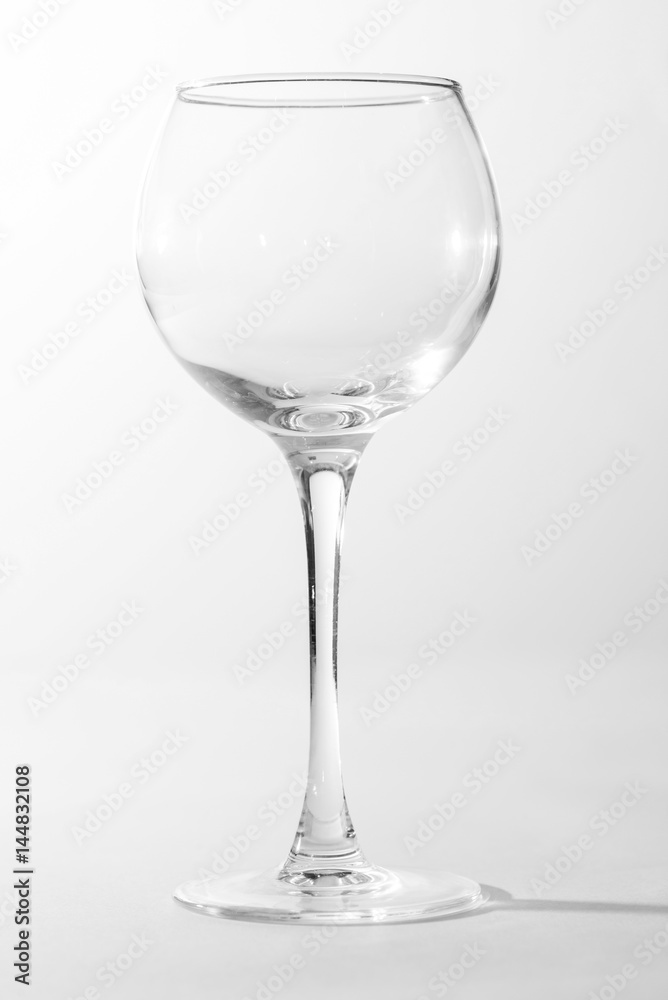 water glass, isolated on white background, close up water glass, isolated on white background, close up
