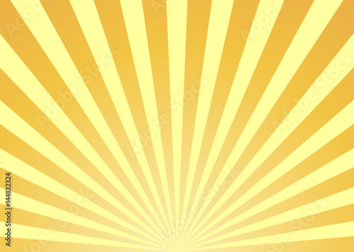 Abstract yellow sun rays background