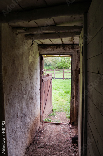 Fototapeta Naklejka Na Ścianę i Meble -  Doorway to an old house in the country