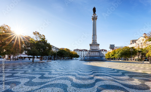 Lisbon - Rossio square at day, Portugal