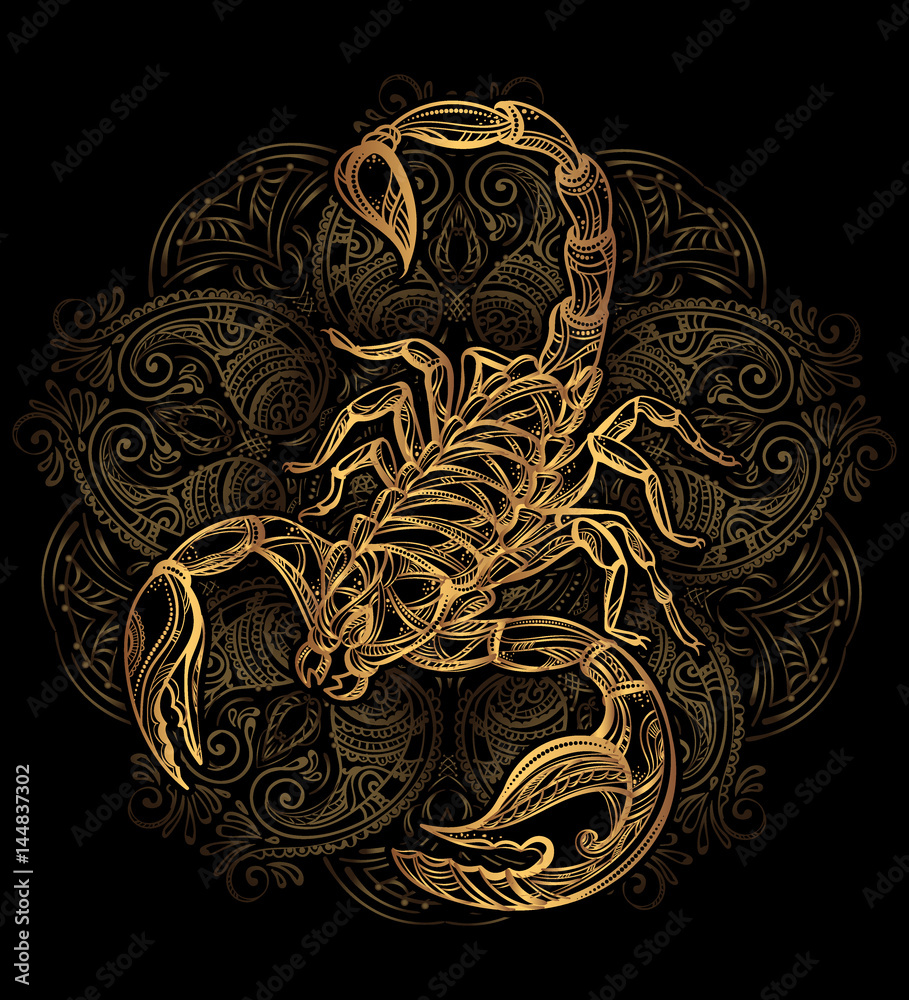 vector Scorpion tattoo