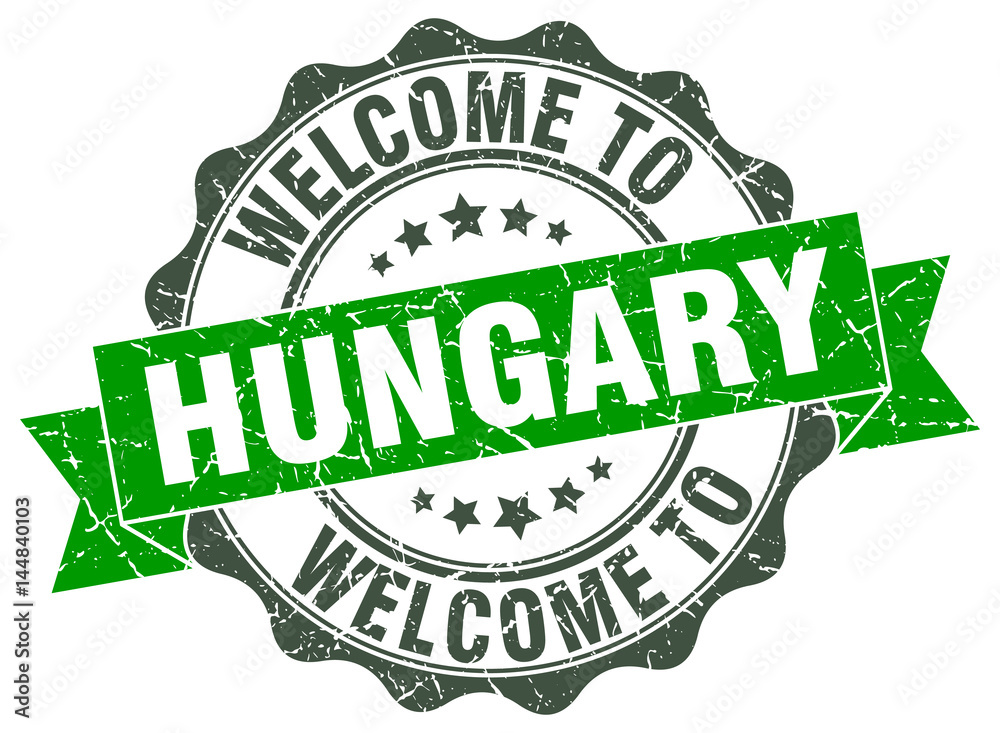 Hungary round ribbon seal Hungary round ribbon seal