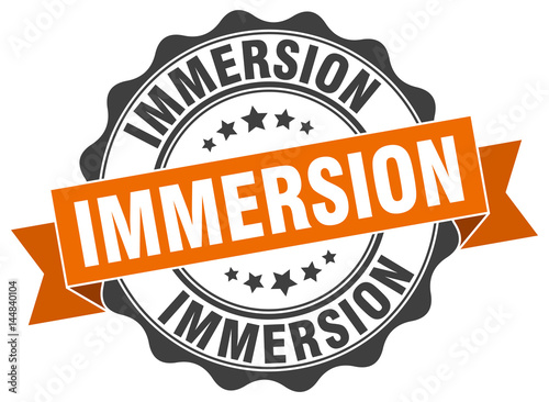 immersion stamp. sign. seal