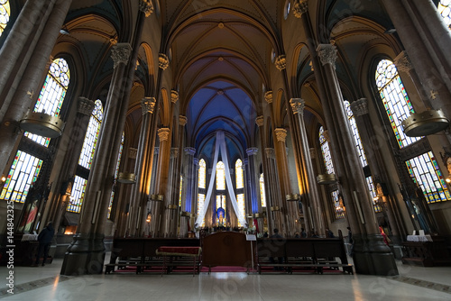 Interior of St. Anthony of Padua Church, the largest Roman Catholic Church in Istanbul, Turkey