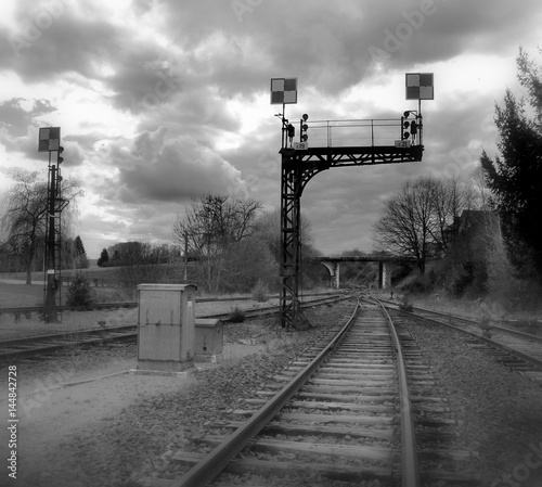 Ambiance ferroviaire. photo