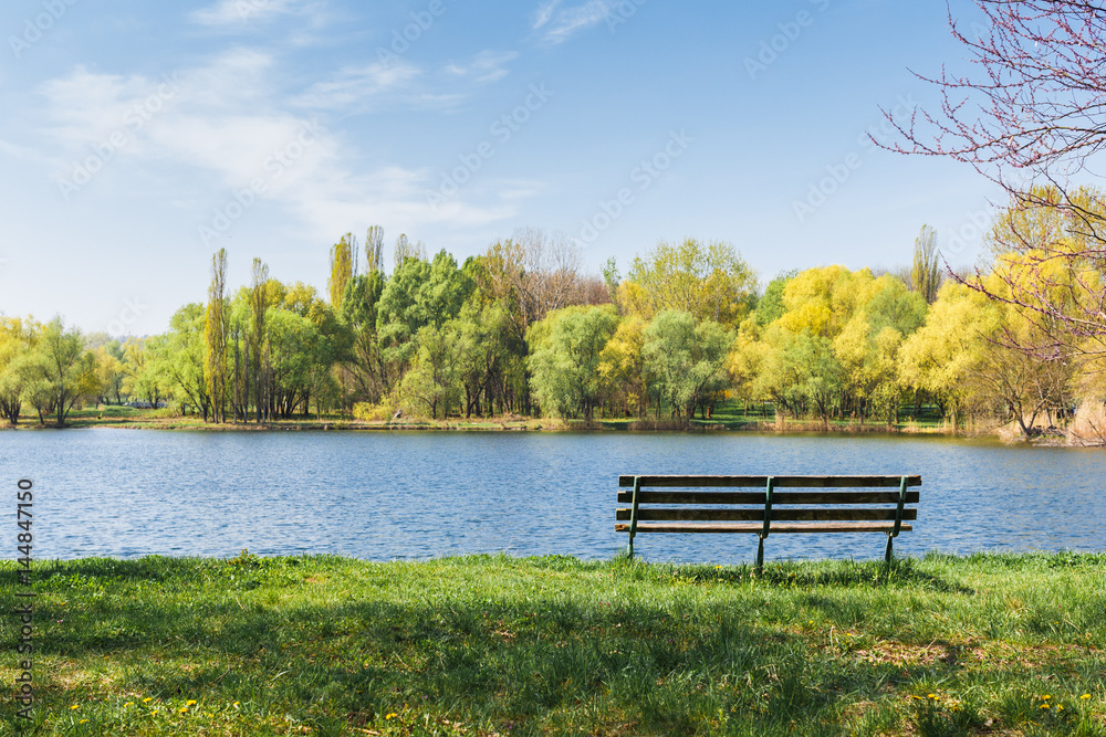 lake and forest landscape, silent place lake and forest landscape, silent place