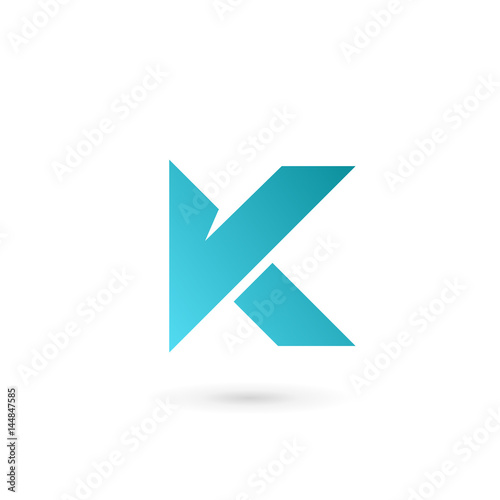 Letter K logo icon design template elements