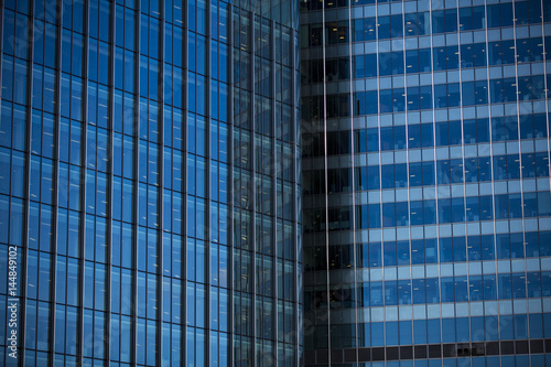 Canary Wharf financial district in London.