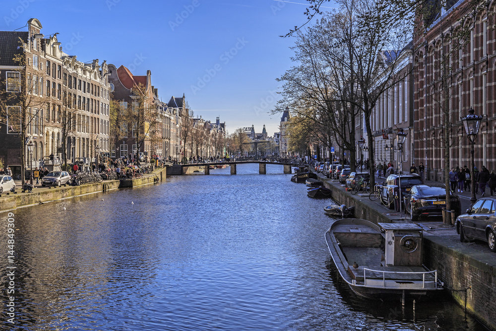 Canal of Amsterdam, Netherlands