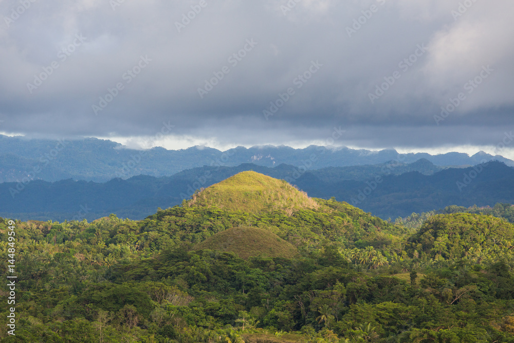 The Chocolate Hills view, Bohol Island, Philippines