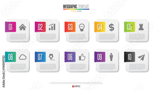 Infographics design template