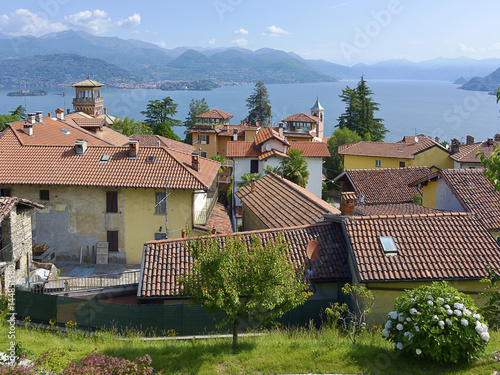 Stresa is a town and comune on the shores of Lake Maggiore in the province of Verbano-Cusio-Ossola in the Piedmont region of northern Italy photo